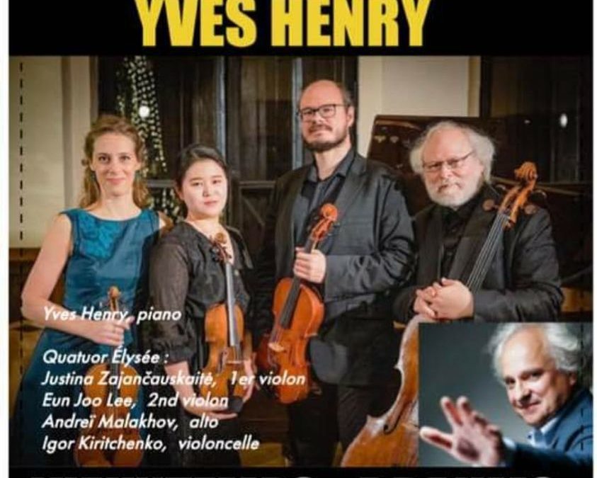 CD bicentenaire 3 quatuors de Vieuxtemps. Concert à Paris. 1er décembre 2021