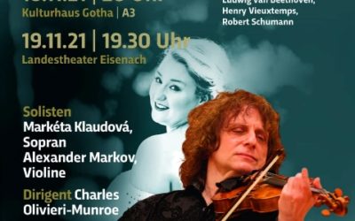 Concert symphonique à Gotha et Eisenach le 18 et 19 novembre 2021